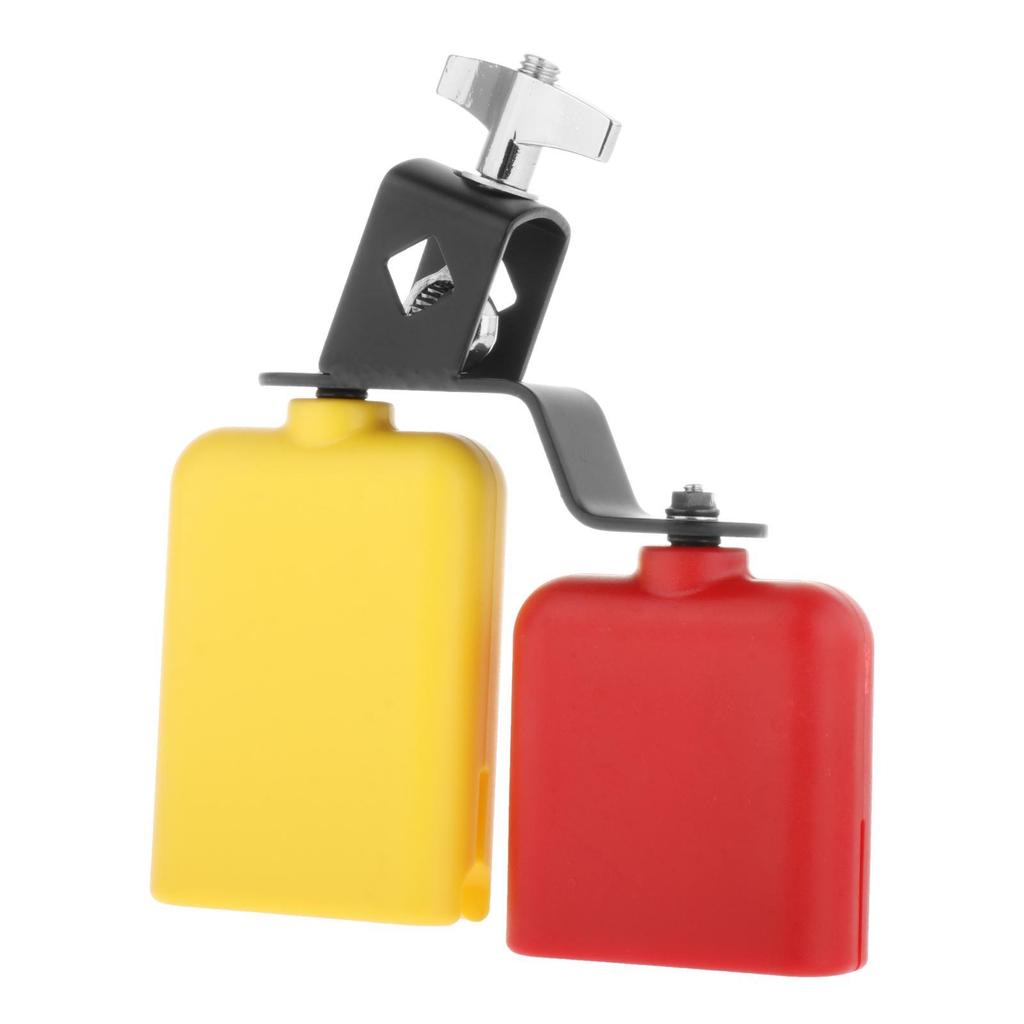 Sound Knocker Drum Part Musical Instrument Cowbell Double Mounted Accessories