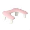 Nail Art Hand Pillow PU Leather Surface Manicure Detachable Two Handed Cushion for