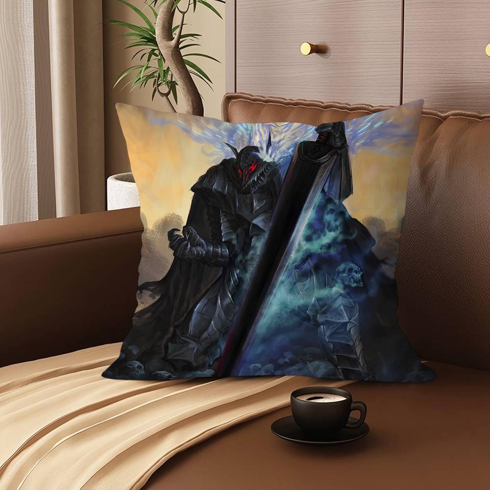 B-BerserK-k Cartoon Animation Pillowcases Home Bedding Decorative Pillow Cover Wedding Super Soft Pillow Case
