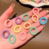 100 Pcs/Bag Girls Lovely Candy Cartoon Colors Solid Elastic Hair Bands Children Cute Srunchies Rubber Bands Kid Hair Accessories