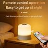 Night Light Dimmable Rechargeable/Plug-in Desktop Bedroom Bedside Lighting Decorative Touchscreen Reading RGB Desk Lamp