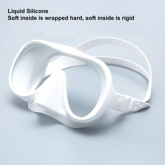 Schwimmbrille mit gehärteter Glaslinse Hohe Klarheit Antibeschlag Ergonomisches verstellbares Design Unterwasser