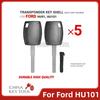 5x New Replacement Transponder Key Shell For  Ford HU94 HU101 With Chip Holder