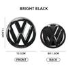 2026 Hot Valve Stems Caps For VW VOLKSWAGEN New Chrome Silver Or Black Car Front Radiator Grille Emblem For Volkswagen VW Golf 7 MK7 2014