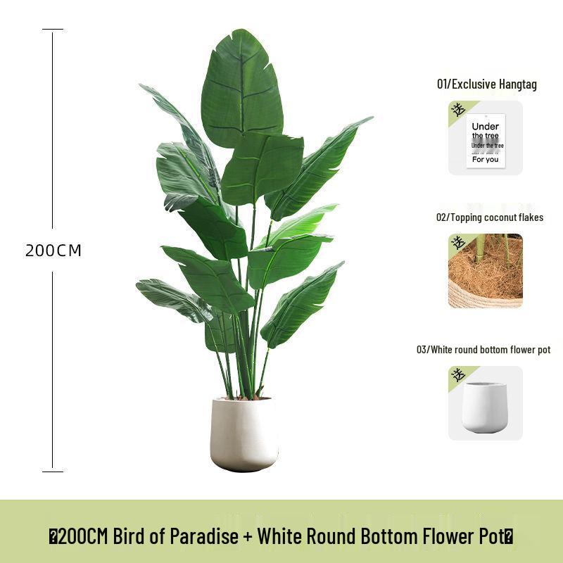 Luxurious Bionic Bird of Paradise: Large Artificial Indoor Floor Plant Decoration