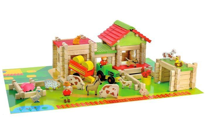JEUJURA - Ma Première Grande Ferme Avec Tracteur Et Remorque - 130 Pièces