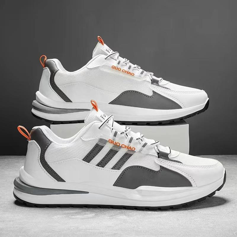 Herrenschuhe mit niedrigem Schaft neue atmungsaktive Sportschuhe aus Mesh weiche Sohle leicht Outdoor Casual Laufschuhe