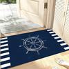 Entrance Doormat Sailor Navigator Anchor Rudder Balcony Rugs Living Room Carpet Foot Mats Bath Rug Floor Mat Non-slip Home Decor