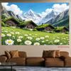 2D Enchanted Woodland Morning Ray Backdrop Outdoor Nature Decor Background Cloth