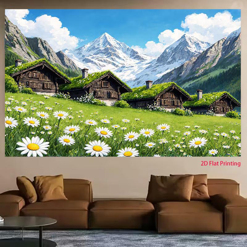 2D Enchanted Woodland Morning Ray Backdrop Outdoor Nature Decor Background Cloth