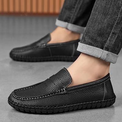 Mode Klassisches Hochzeitskleid Mokassins Weiche Herren-Lederslipper Flats Elegante Herren-Fahrmokassins Handgefertigte Outdoor-Geschäftsschuhe