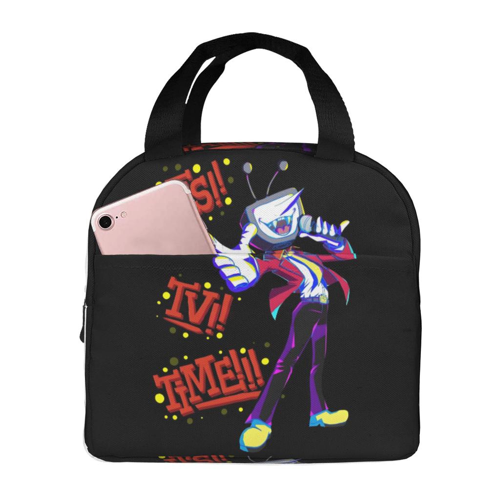 It's TV Time Computer Game Deltarune Insulated Lunch Bag for Women Resuable Thermal Cooler Lunch Box Office Work School