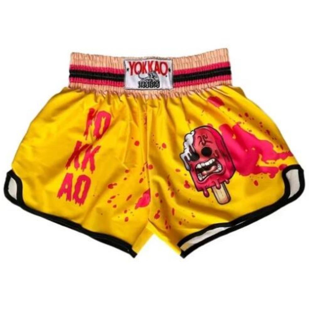Thai Boxing Sanda Training Fighting Shorts Muay Thai Free Fighting Cartoon Men's and Women's Fitness Sports Martial Arts Pants