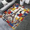 2025 New Paris Eiffel Tower Carpet Rug for Living Room Bedroom Home Sofa Decoration,Kids play Non-slip Floor Mat94