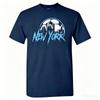 Men's Short Sleeve T-Shirt with USA States Soccer Graphic - Breathable Comfortable Apparel for Day