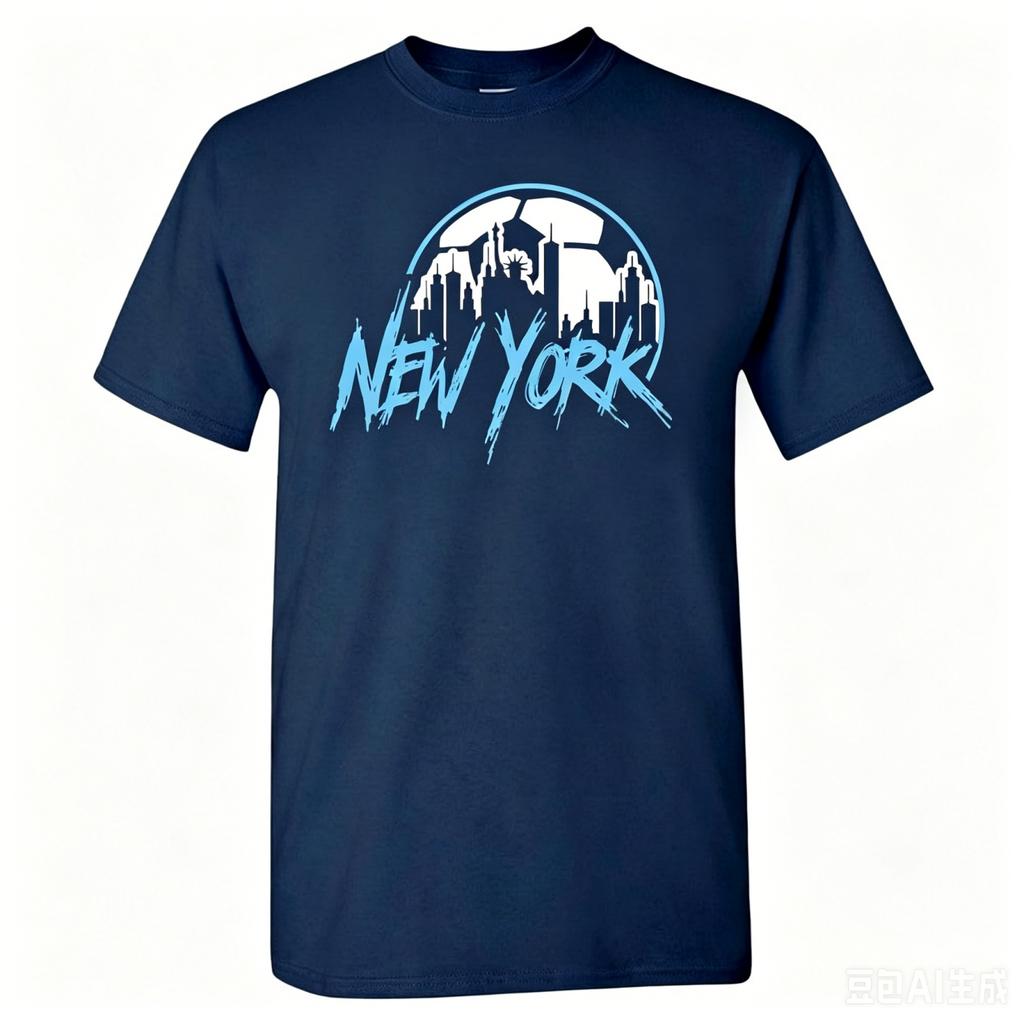 Men's Short Sleeve T-Shirt with USA States Soccer Graphic - Breathable Comfortable Apparel for Day