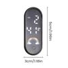 Mini Luminous Stick-On Car Clock Waterproof Motorcycle Dashboard Watch Auto Interior Decor Accessories Led Clocks