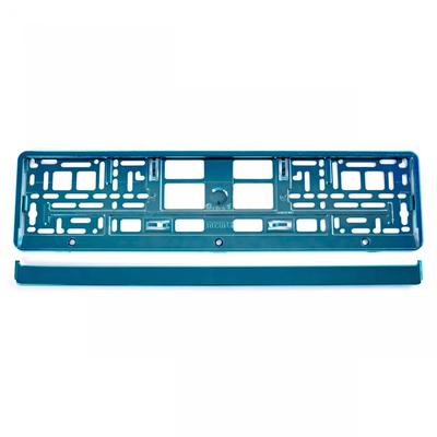 AMIO-03177 metallisch türkis Kennzeichenhalter