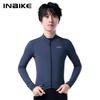 Mens Fleece Cycling Jersey Long Sleeve Thermal Top Road Mountain Bike Riding