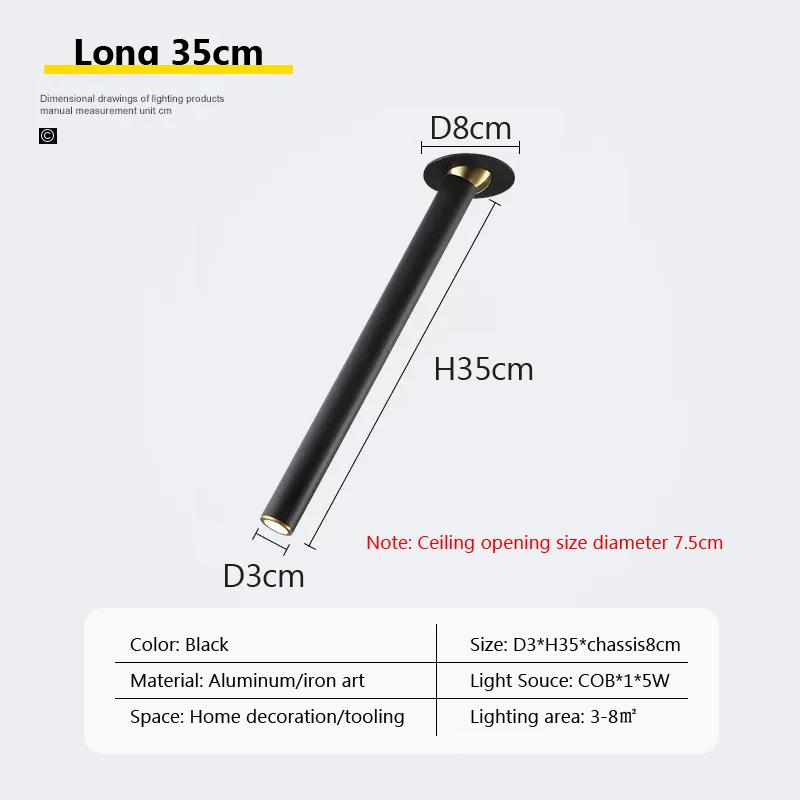 Led Ceiling Recessed Point Lamp Angle Rotating 5w Ceiling Light For Indoor Exhibition Hall Kitchen Bedroom Tv Background Light