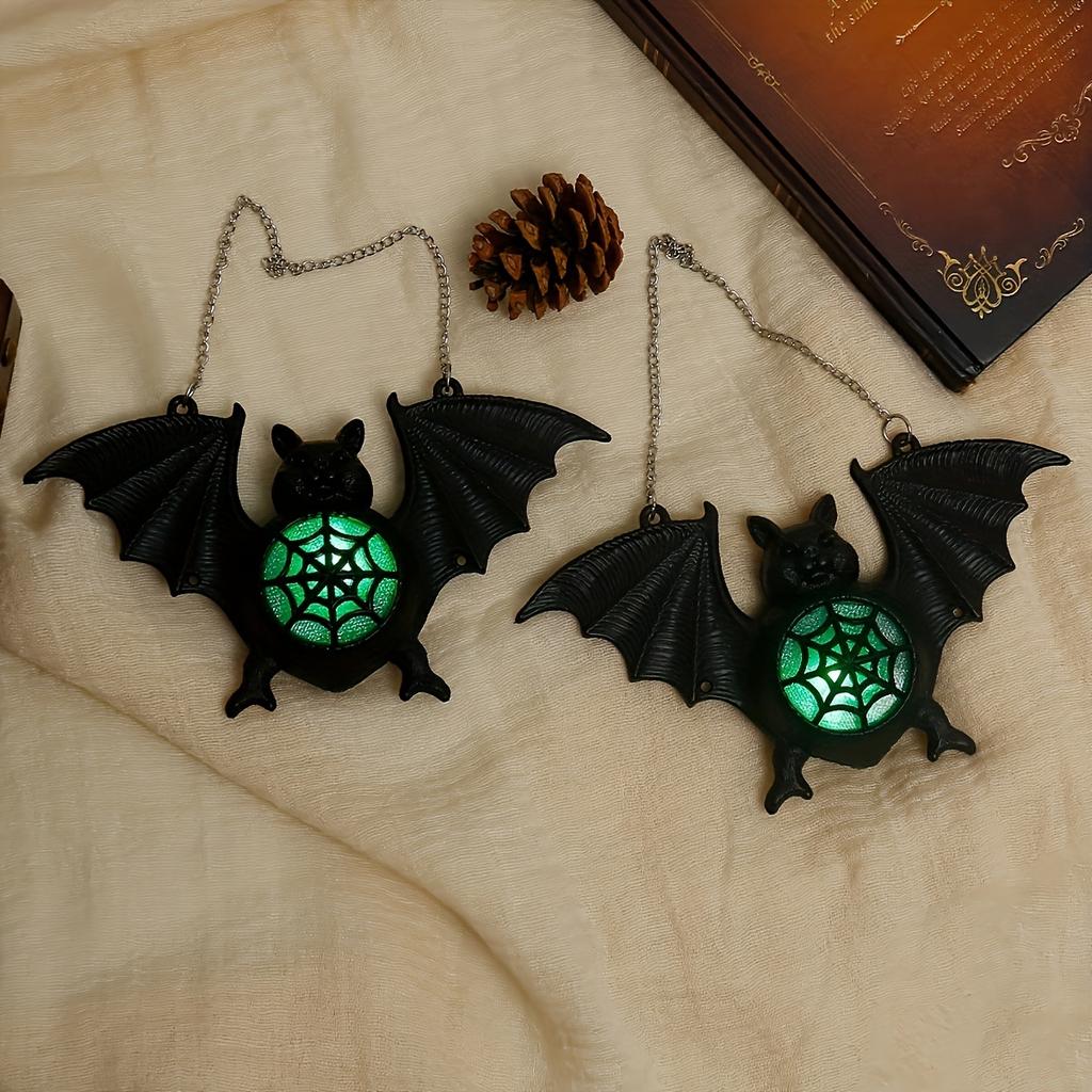 LED Night Light Halloween Bat Light Colorful Gradient Prop Lights Lamps for Children Festival Party Atmosphere Decoration Home