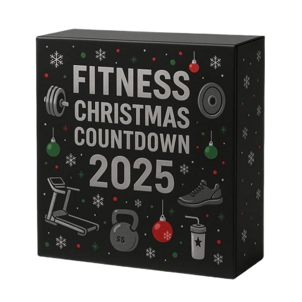 Christmas Tree Ornament Gym Advents Calendar Fitness Equipment Calendar  Festival Party Supplies