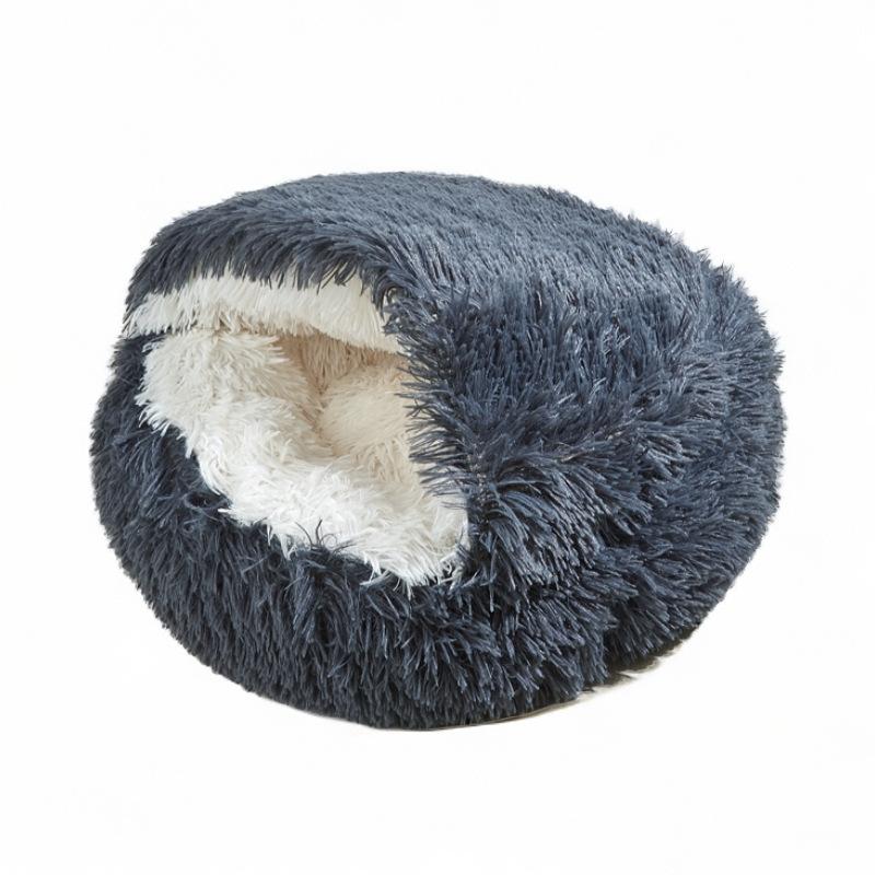 Cat Nest Autumn and Winter Shell Nest Warm Pet Kitten Mat Thickened Four Seasons Universal Dog Kennel Winter Supplies Cat Bed