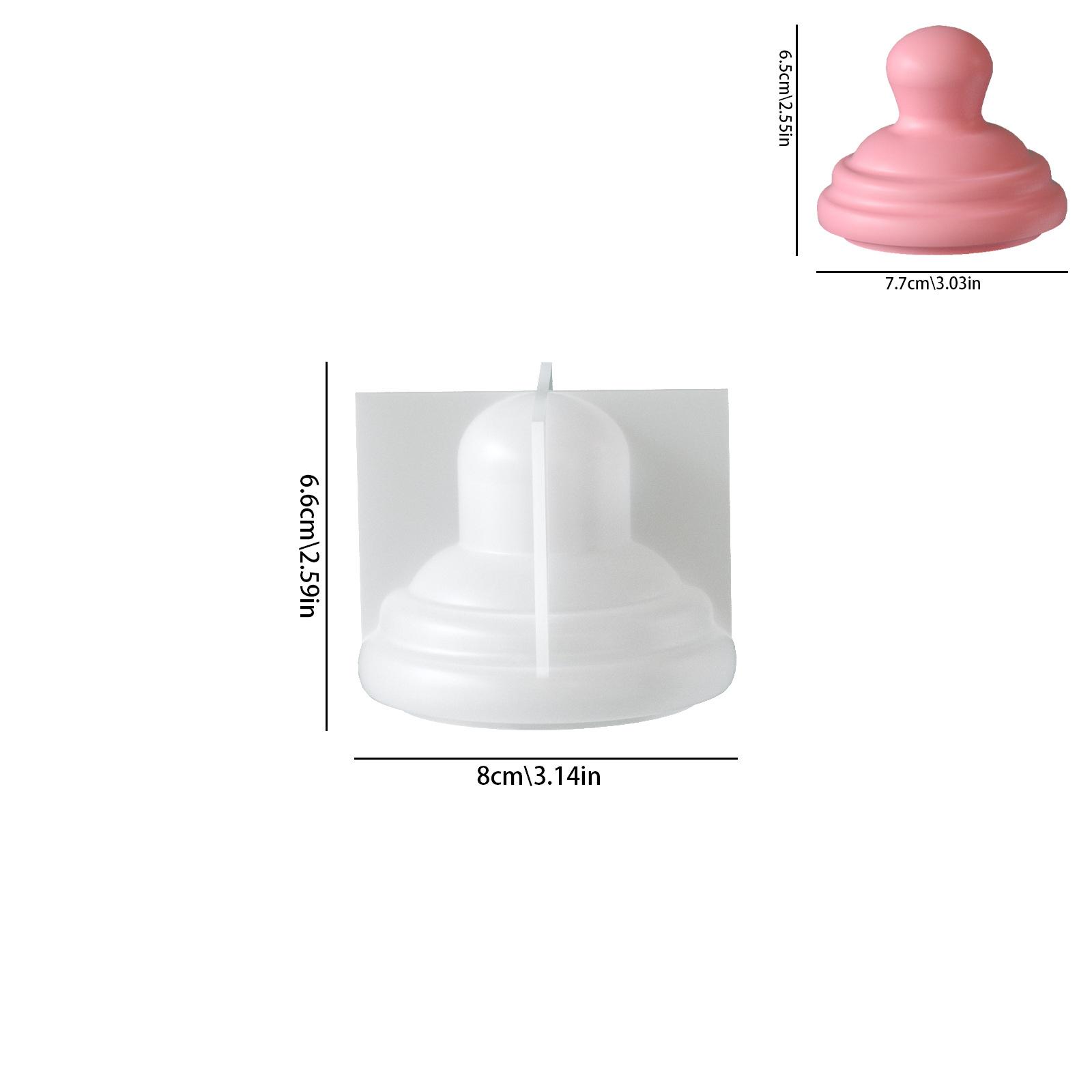 

Love Baby Bottle Storage Jar Candle Cup Silicone Mold DIY Aromatherapy Plaster Storage Box Pen Holder Decoration Epoxy Mold