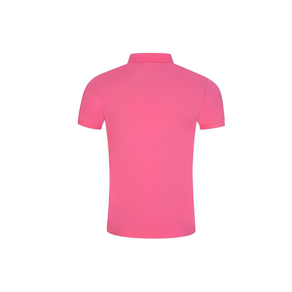 Polo Ralph Lauren Casual Solid Color Logo Embroidered Short Sleeve Polo Shirt Men Tops Pink 710536856-245