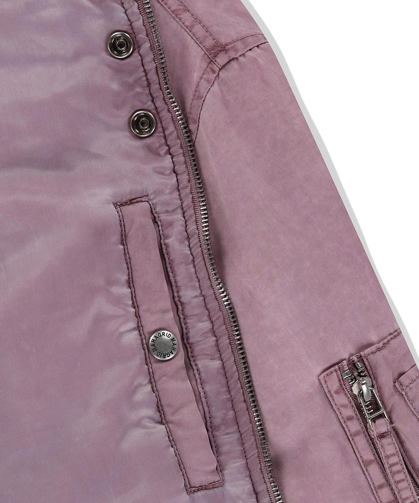 Mahagrid Overdyed Ma-1 Jacket Pink(Mg2Efmb930A)