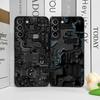 Custodia per Telefono con Modello Circuito Stampato 2D Imitazione per OPPO Realme 14 ProPlus 13 12 Lite 11 10 Pro+ X7 PRO Ultra C55 C35 Cover Fundas