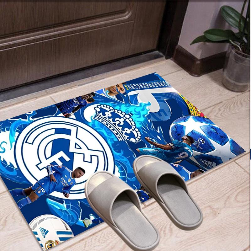 Tappeto con Fantasia Squadra di Calcio, Tappetino Interno/Esterno, per Picnic, Sala Giochi, Camera da Letto, Ufficio, Soggiorno, Tappeto Decorazione Casa, Regalo di Compleanno