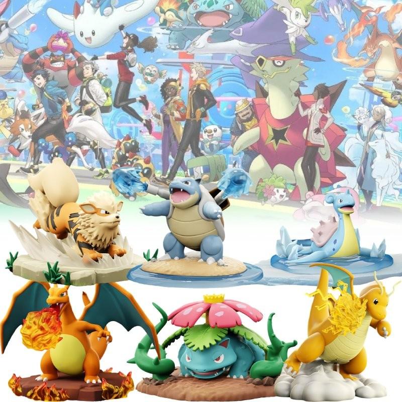 Charizard Venusaur Blastoise Arcanine Lapras Dragonite Toy Gift Model