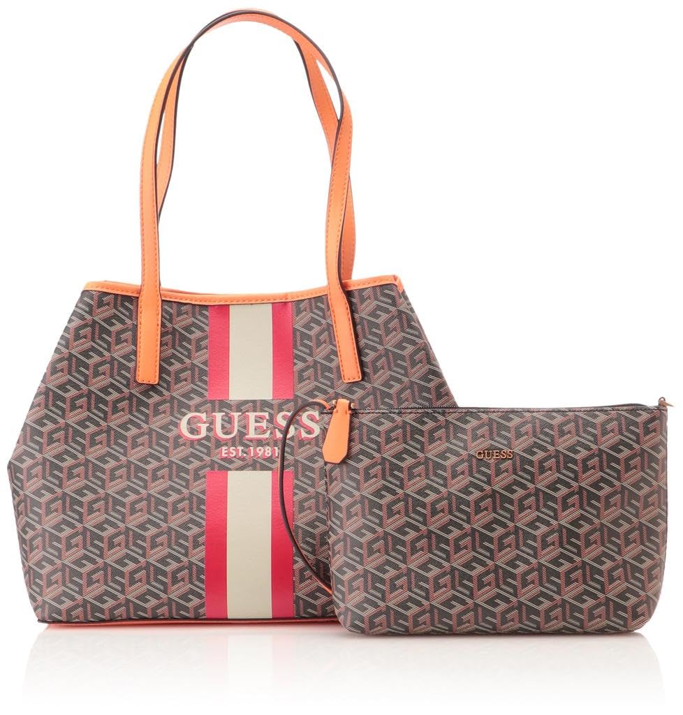 

Guess Vicky Tote A4 SV699523 G-Cube Bag, Monogram, Size, [Used]