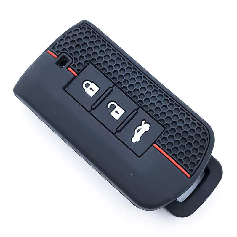 3 Buttons Silicone Remote Car Key Case Cover Shell For Mitsubishi Xpander Outlander Asx Pajero Eclipse Cross Montero Accessories