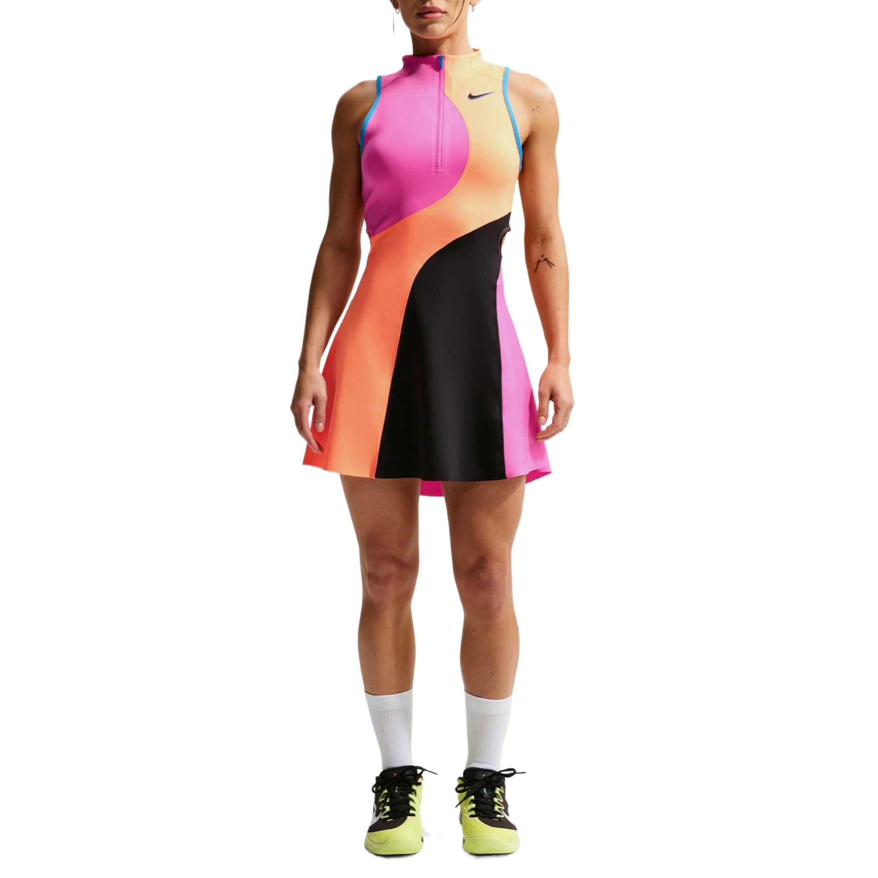 Nike Dri-Fit Court Slam Moisture-Wicking Stretch Color-Block Tennis Skirt Women skirts II3136-617 S