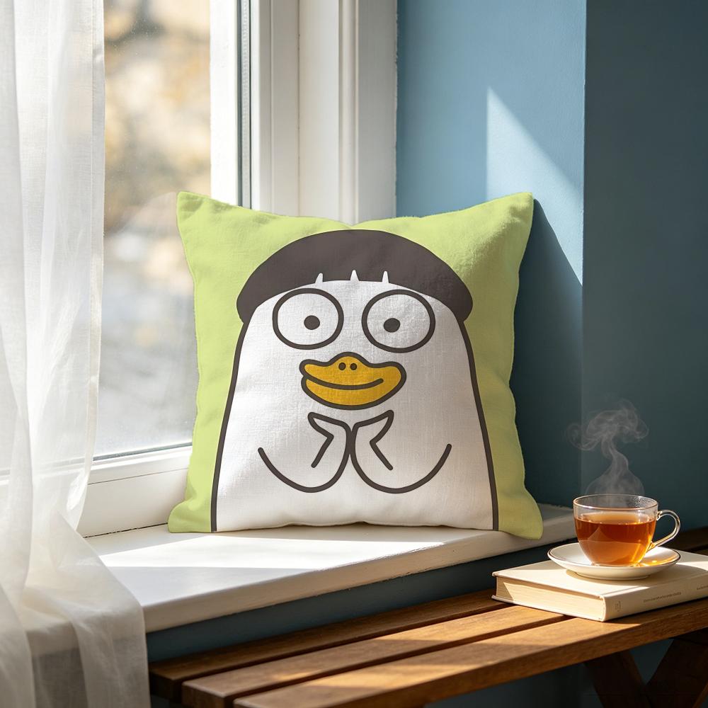 Cute DDuckyo Friendsing Cushion Cover Cushion Cover Set Pcs X X X Pillowcase Decorative Sofa Home Decor