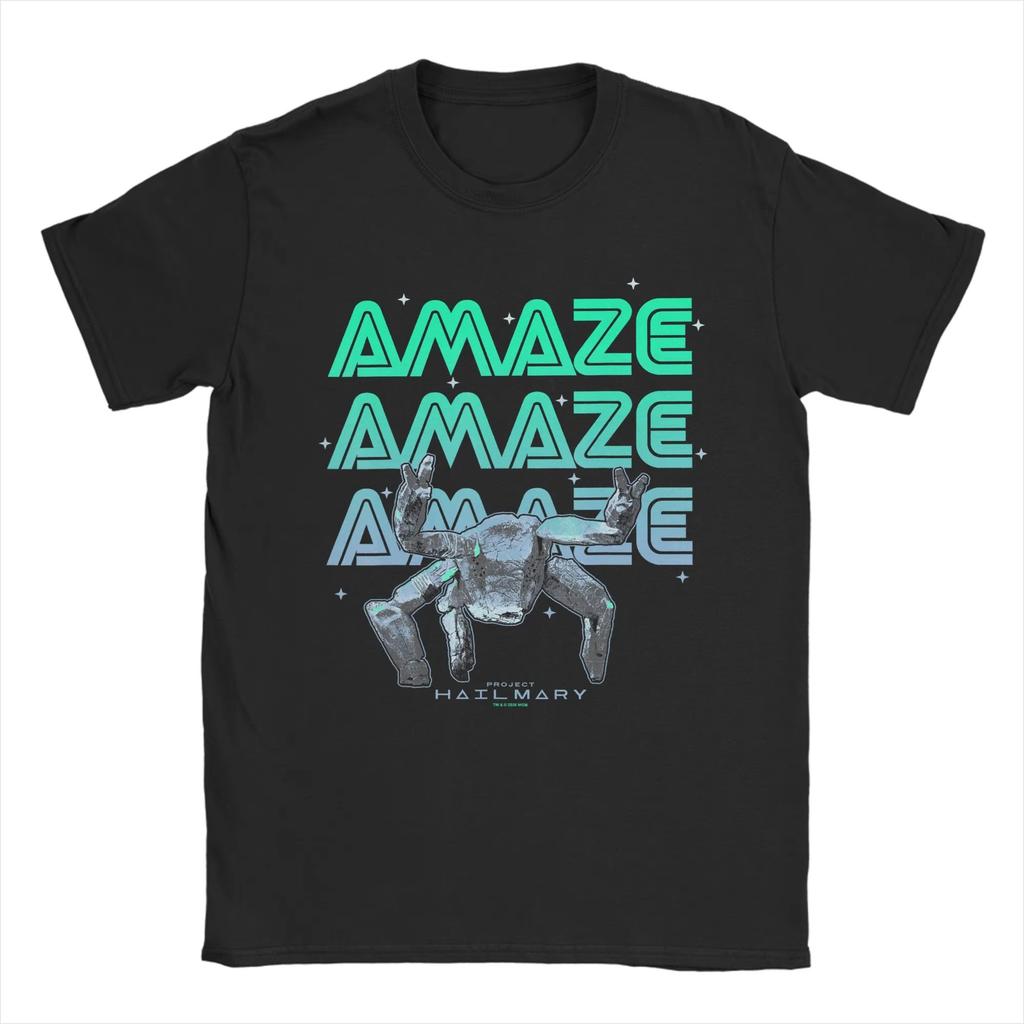 2026 Fashion Project Hail Mary Fist My Bump Rocky The Alien Poster High Quality T Shirt Summer Unisex Breathable TShirts Cotton
