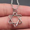 25 Stile Je Menora Davidstern Hexagram Anhänger Halskette Choker Charme Fabrikpreis Schmuck