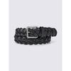 Leather Wide Mesh Belt Cl
