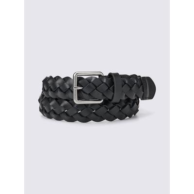Leather Wide Mesh Belt Cl
