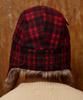 HOODHOOD Hd Fur Trooper Hat Check Red