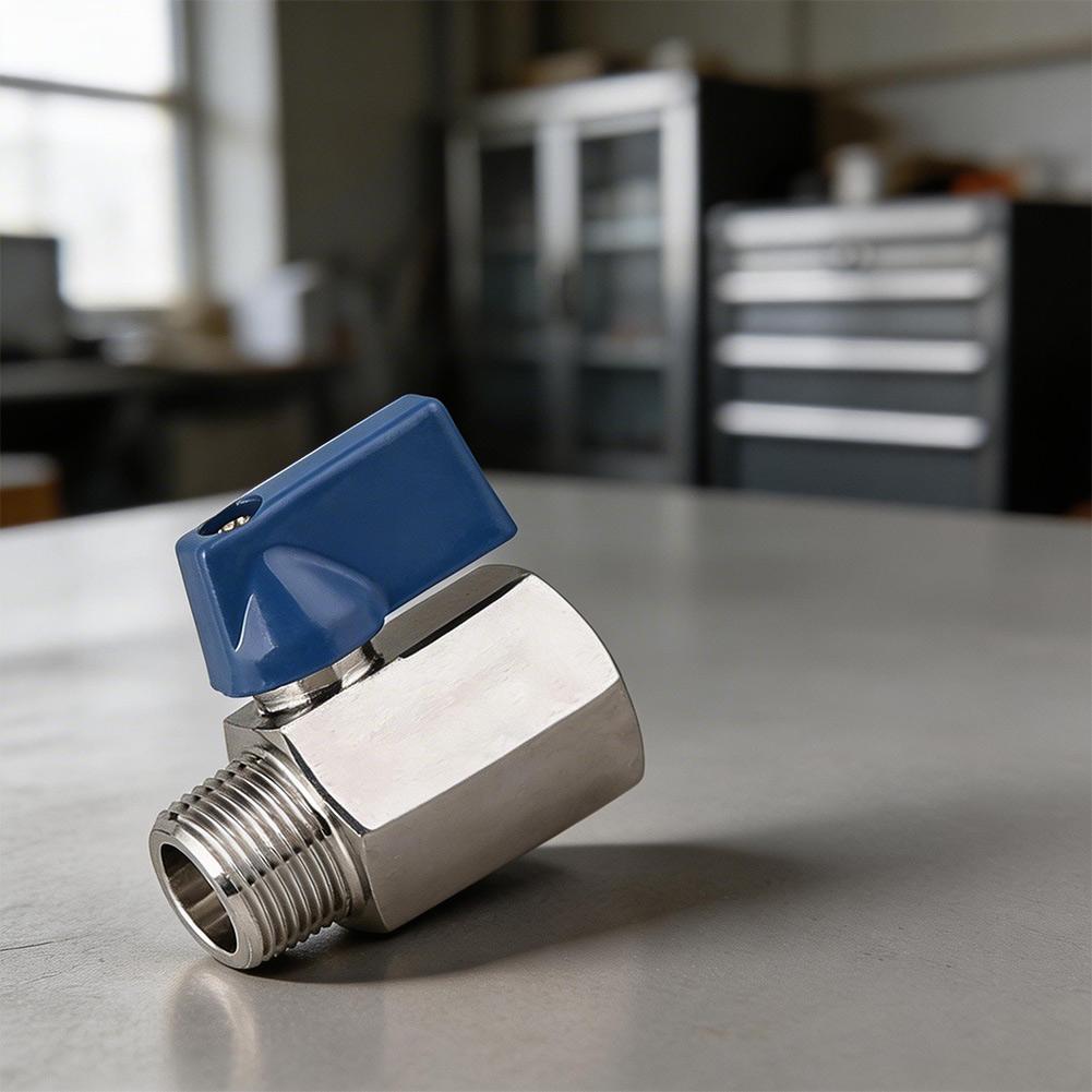 For Tight Spaces Compact Ball Valve Garden Water Connector Rust Resistant Seamless Operation Smooth Flow Control