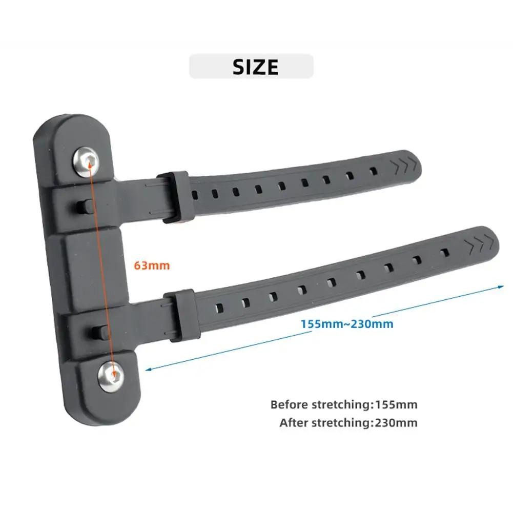 Supporto per borraccia da bicicletta Base Convertitore Cinghie in silicone antiscivolo Adattatore di montaggio Portaborraccia per bici MTB da strada Accessori per ciclismo