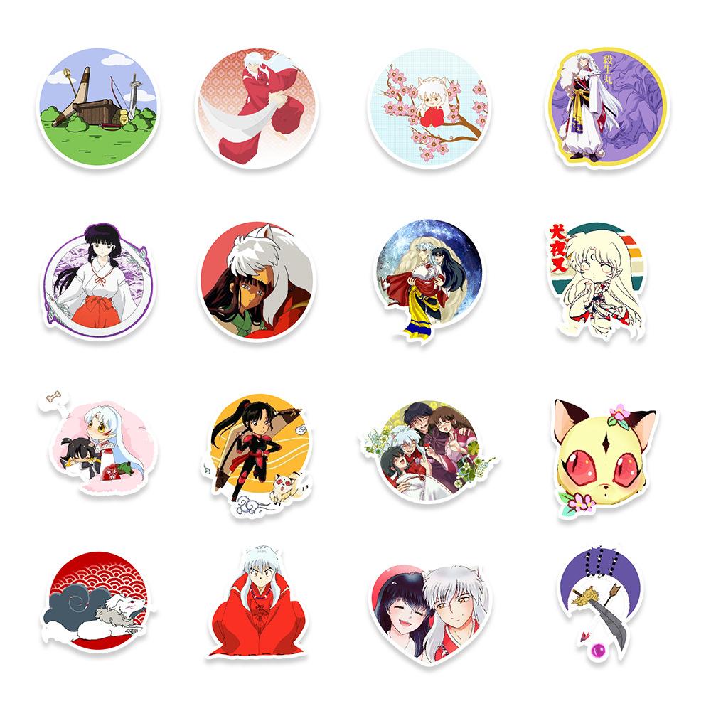 50 Japanese Comic Graffiti Stickers Car Suitcase Skateboard Mobile Phone Decoration Stickers