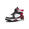 Anta Kids Warm Fleece Shock Absorbing Wear Resistant Low Top Basketball Shoes Kids sneaker White Black 312346928-1