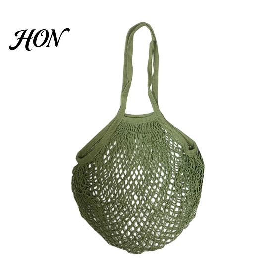 Heavy Duty Reusable Grocery Totes Cotton Mesh Bag, Eco Friendly Foldable String Lightweight Portable Handbags for Fruits Vegetables And Daily Shopping
