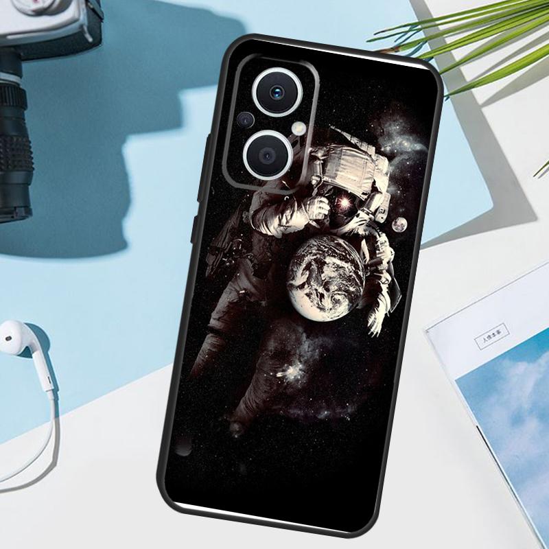 Planet Astronaut Cover For OPPO Reno 12F 11F 13F 14F 8T 7 8 Lite 10 11 12 13 14 OPPO Find X9 X8 X6 X5 Pro Case