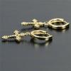 Cross Earrings For Women, Fashionable And Exquisite Design, High-End And Versatile Temperament Earrings Accessories