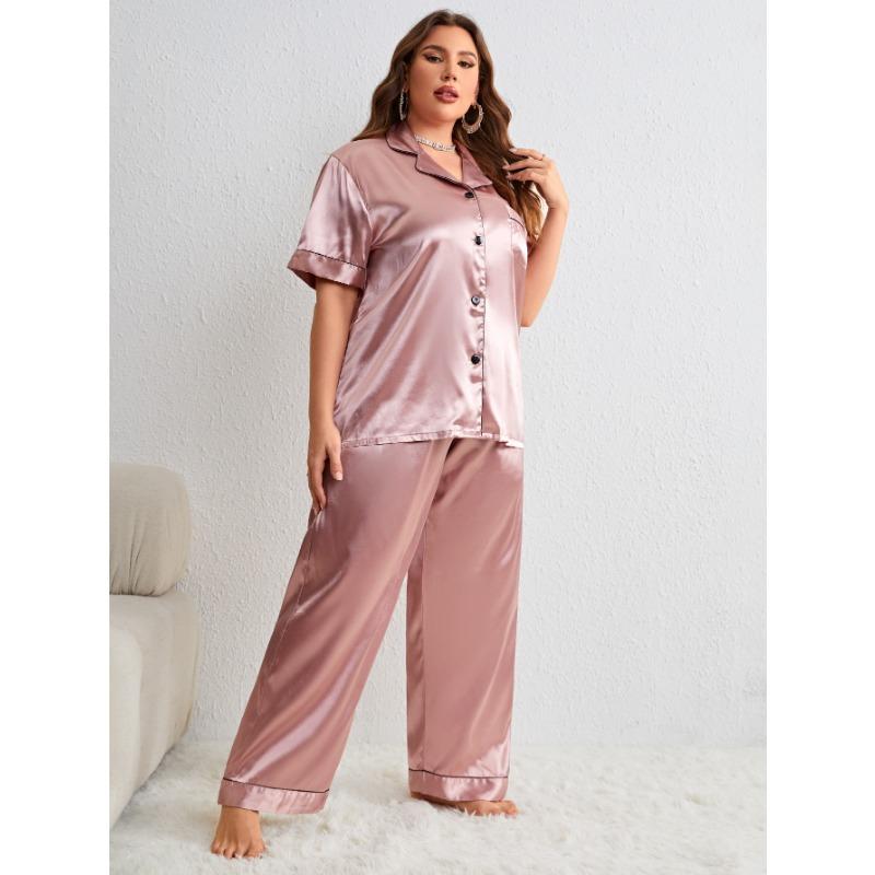 Damenmode Freizeit Pyjama Anzug Plus Größe Lose Hosen Pyjamas Dünne Homewear